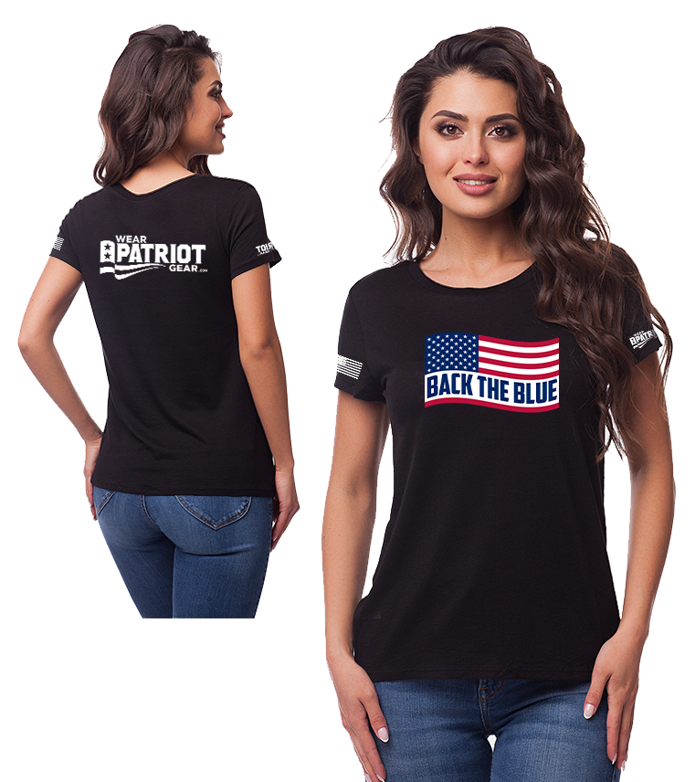 Back-the-blue-black-girl